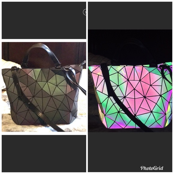 issey miyake geometric bag